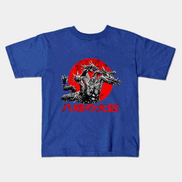 Yamata no Orochi Kids T-Shirt by Bajingseng